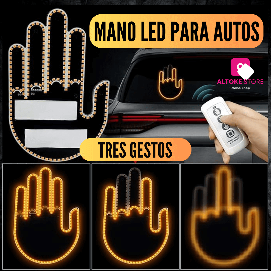 MANO LED PARA AUTO | ULTIMAS UNIDADES