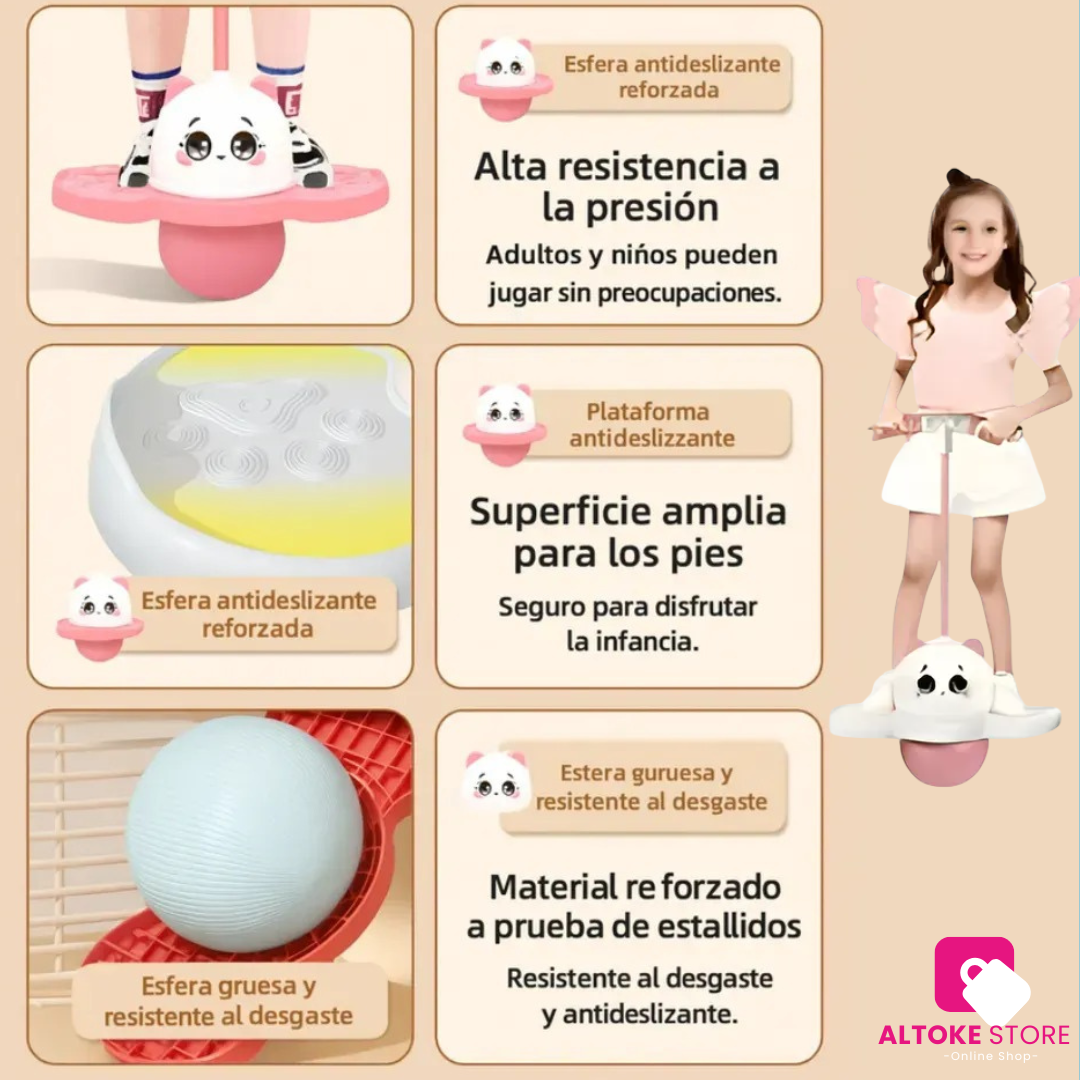 PELOTA SALTARINA PREMIUN (LUCES LED+MUSICA) | ENVÍO GRATIS