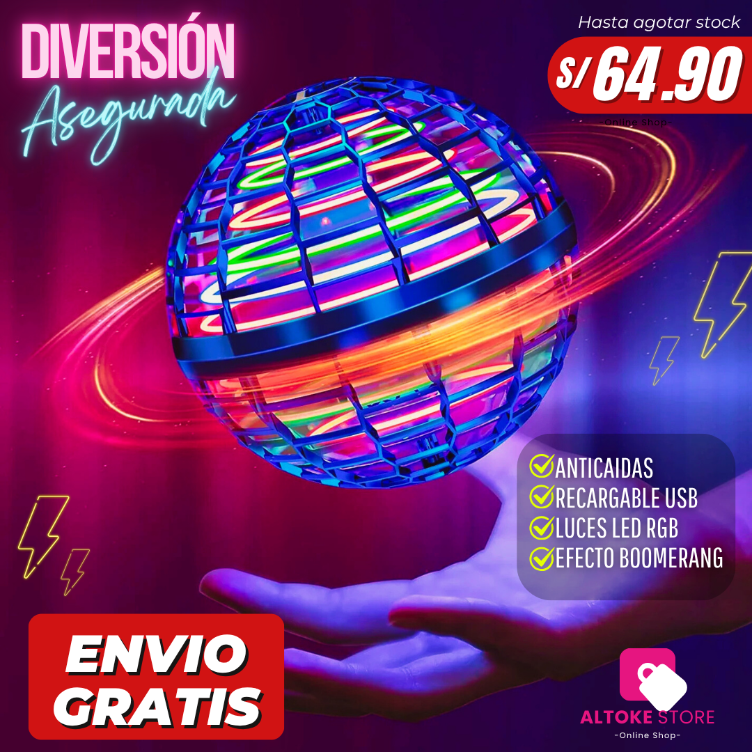 ESFERA MÁGICA VOLADORA CON LUCES LED| ENVÍO GRATIS