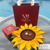 PACK GIRASOL DE FUEGO: Collar+anillo Girasol, Sellado con fuego | ENVÍO GRATIS