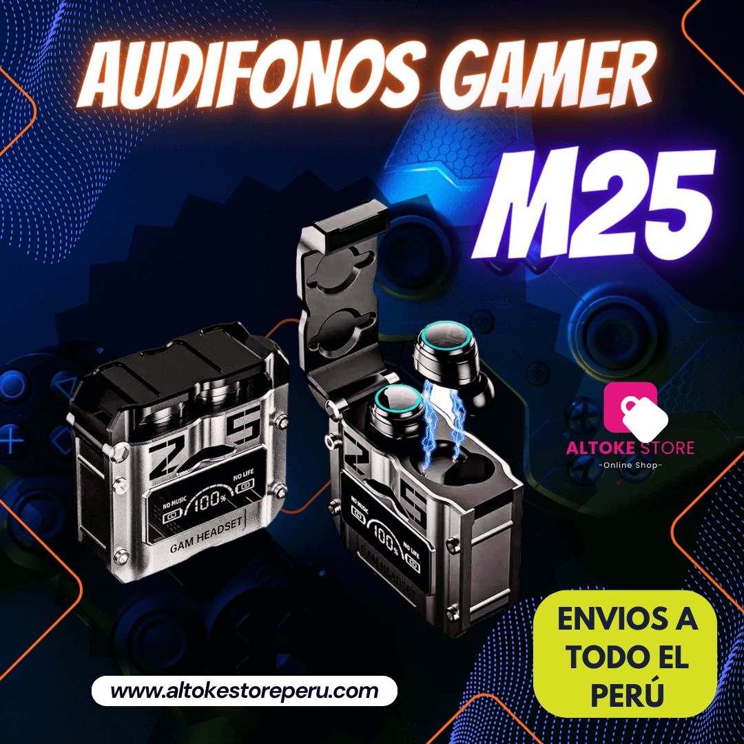 AUDIFONO GAMER M25 INALAMBRICOS CON BLUETOOTH | ENVÍO GRATIS