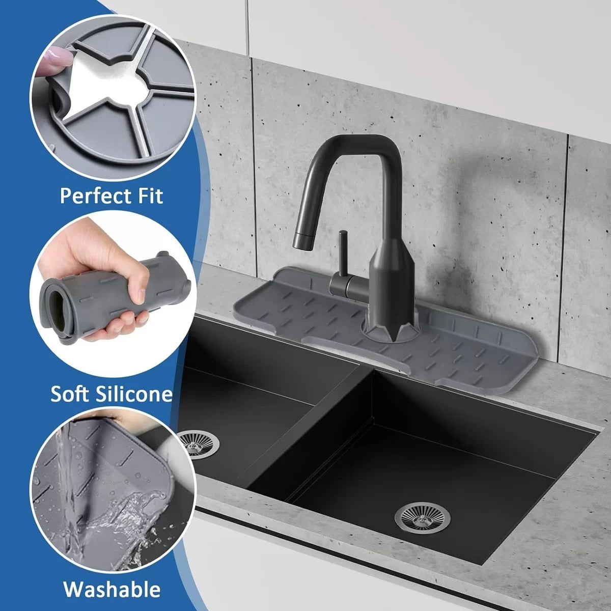 TAPETE ABSORBENTE PARA GRIFO DE COCINA O BAÑO | ENVÍO GRATIS